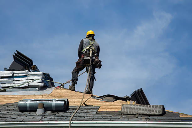Professional Roofing technician working in Mica, WA